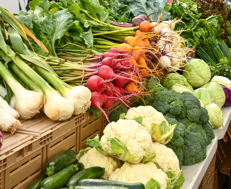 Saisonale Früchte auf dem Markt